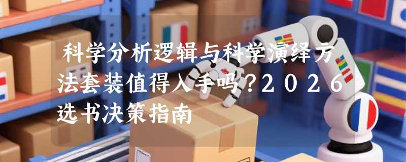 科学分析逻辑与科学演绎方法套装值得入手吗？2026选书决策指南