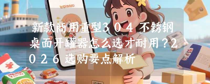 新款商用重型304不锈钢桌面开罐器怎么选才耐用？2026选购要点解析