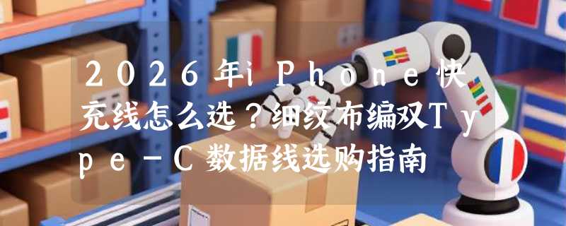 2026年iPhone快充线怎么选？细纹布编双Type-C数据线选购指南