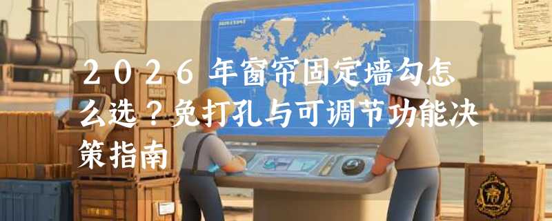 2026年窗帘固定墙勾怎么选？免打孔与可调节功能决策指南
