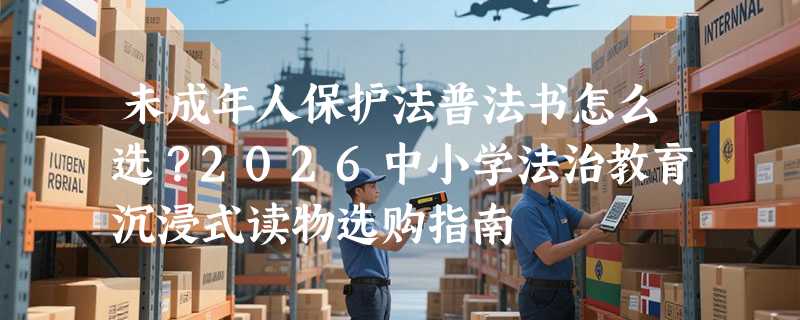 未成年人保护法普法书怎么选？2026中小学法治教育沉浸式读物选购指南