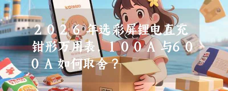 2026年选彩屏锂电直充钳形万用表，100A与600A如何取舍？