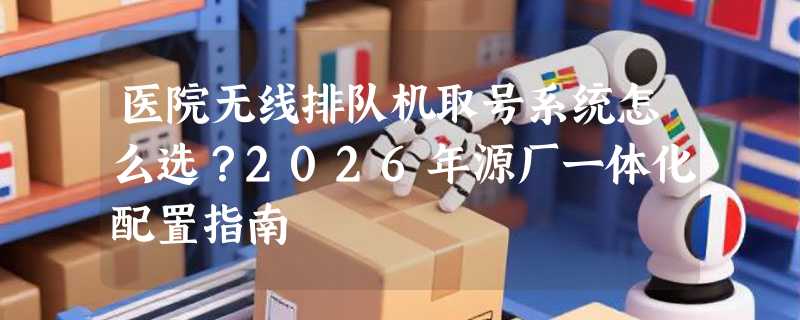 医院无线排队机取号系统怎么选？2026年源厂一体化配置指南