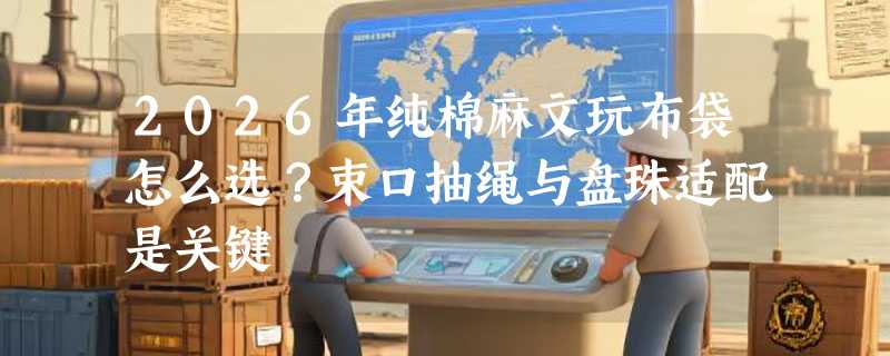 2026年纯棉麻文玩布袋怎么选？束口抽绳与盘珠适配是关键