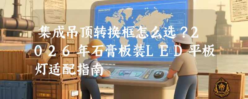 集成吊顶转换框怎么选？2026年石膏板装LED平板灯适配指南