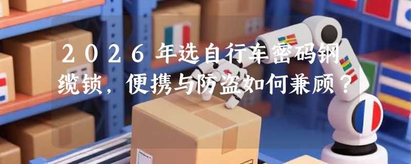 2026年选自行车密码钢缆锁，便携与防盗如何兼顾？