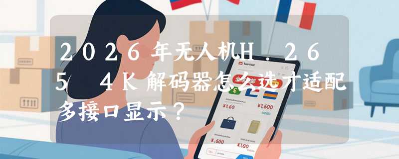 2026年无人机H.265 4K解码器怎么选才适配多接口显示？