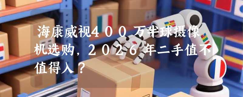海康威视400万半球摄像机选购，2026年二手值不值得入？