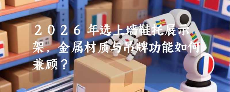 2026年选上墙鞋托展示架，金属材质与吊牌功能如何兼顾？