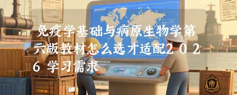 免疫学基础与病原生物学第六版教材怎么选才适配2026学习需求