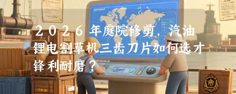 2026年庭院修剪，汽油锂电割草机三齿刀片如何选才锋利耐磨？