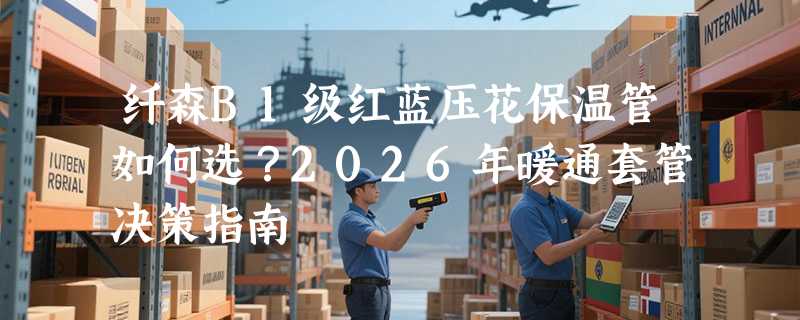 纤森B1级红蓝压花保温管如何选？2026年暖通套管决策指南