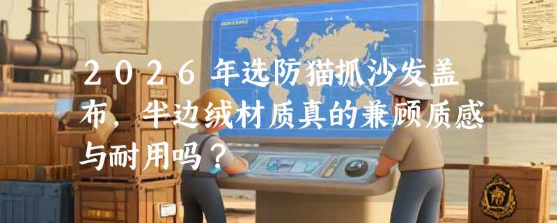 2026年选防猫抓沙发盖布，半边绒材质真的兼顾质感与耐用吗？