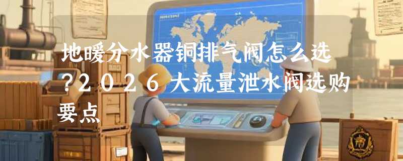 地暖分水器铜排气阀怎么选？2026大流量泄水阀选购要点