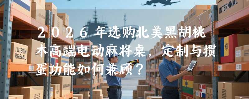 2026年选购北美黑胡桃木高端电动麻将桌，定制与掼蛋功能如何兼顾？