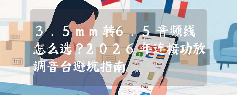 3.5mm转6.5音频线怎么选？2026年连接功放调音台避坑指南
