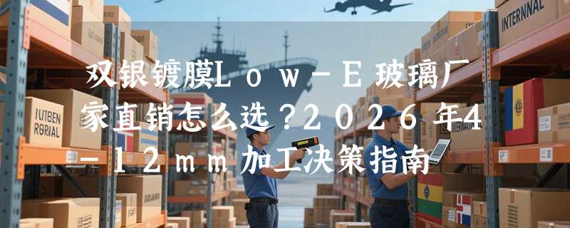 双银镀膜Low-E玻璃厂家直销怎么选？2026年4-12mm加工决策指南