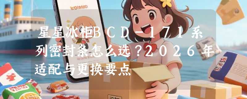 星星冰柜BCD-171系列密封条怎么选？2026年适配与更换要点