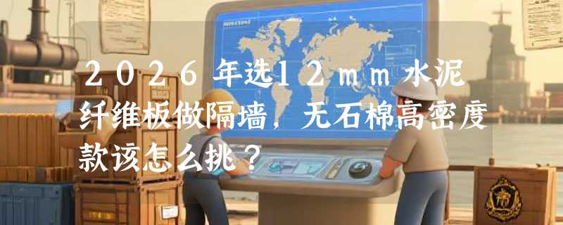 2026年选12mm水泥纤维板做隔墙，无石棉高密度款该怎么挑？
