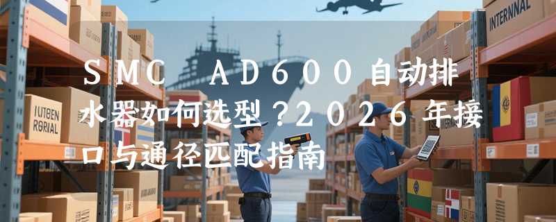 SMC AD600自动排水器如何选型？2026年接口与通径匹配指南