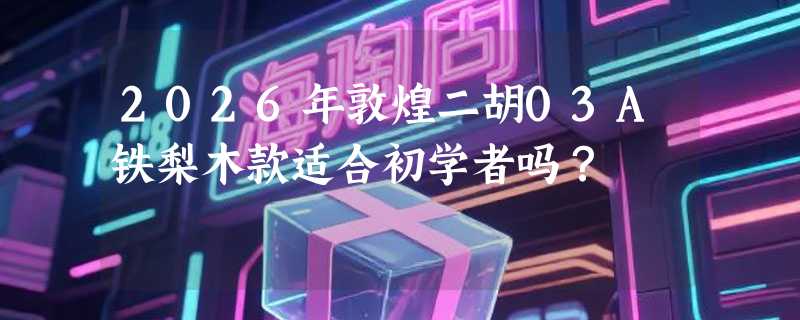 2026年敦煌二胡03A铁梨木款适合初学者吗？