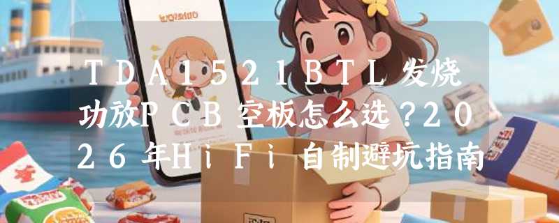 TDA1521BTL发烧功放PCB空板怎么选？2026年HiFi自制避坑指南