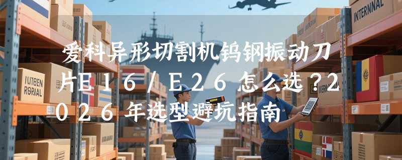 爱科异形切割机钨钢振动刀片E16/E26怎么选？2026年选型避坑指南