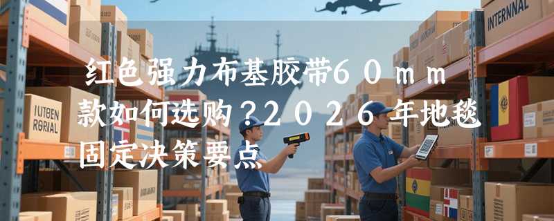红色强力布基胶带60mm款如何选购？2026年地毯固定决策要点