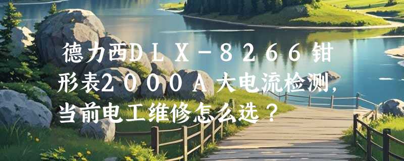 德力西DLX-8266钳形表2000A大电流检测，当前电工维修怎么选？