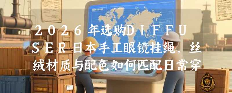 2026年选购DIFFUSER日本手工眼镜挂绳，丝绒材质与配色如何匹配日常穿搭？