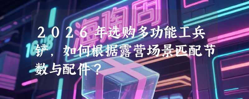 2026年选购多功能工兵铲，如何根据露营场景匹配节数与配件？