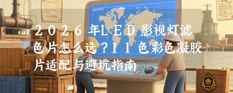 2026年LED影视灯滤色片怎么选？11色彩色凝胶片适配与避坑指南