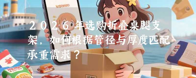 2026年选购折叠桌腿支架，如何根据管径与厚度匹配承重需求？