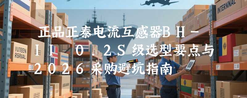 正品正泰电流互感器BH-II 0.2S级选型要点与2026采购避坑指南