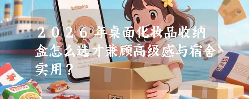 2026年桌面化妆品收纳盒怎么选才兼顾高级感与宿舍实用？