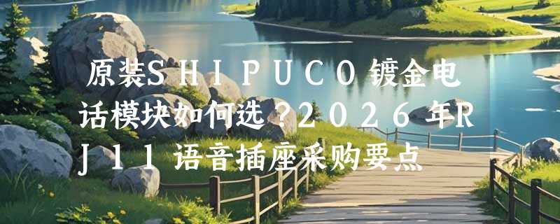原装SHIPUCO镀金电话模块如何选？2026年RJ11语音插座采购要点