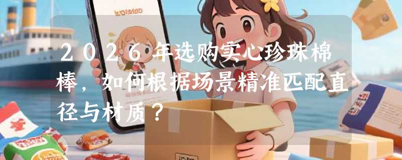 2026年选购实心珍珠棉棒，如何根据场景精准匹配直径与材质？