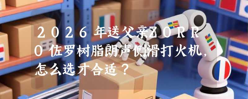 2026年送父亲ZORRO佐罗树脂朗声侧滑打火机，怎么选才合适？