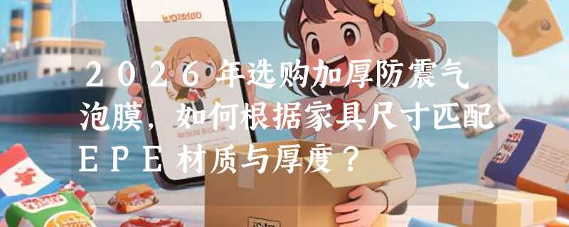2026年选购加厚防震气泡膜，如何根据家具尺寸匹配EPE材质与厚度？