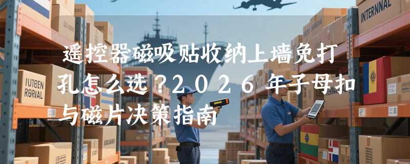 遥控器磁吸贴收纳上墙免打孔怎么选？2026年子母扣与磁片决策指南
