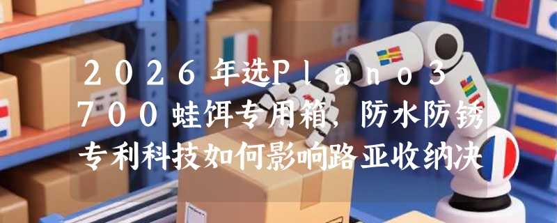 2026年选Plano3700蛙饵专用箱，防水防锈专利科技如何影响路亚收纳决策？