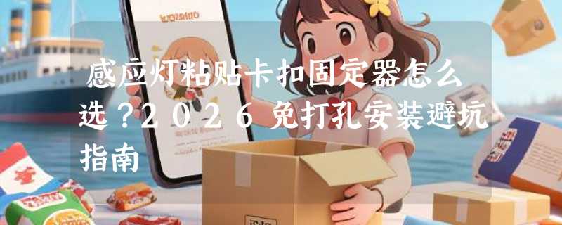 感应灯粘贴卡扣固定器怎么选？2026免打孔安装避坑指南