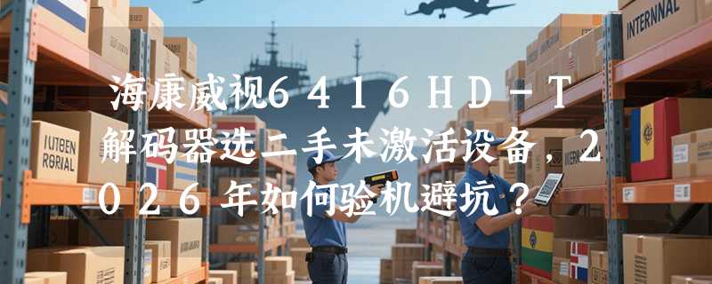 海康威视6416HD-T解码器选二手未激活设备，2026年如何验机避坑？