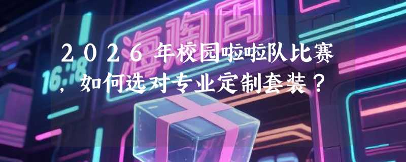 2026年校园啦啦队比赛，如何选对专业定制套装？