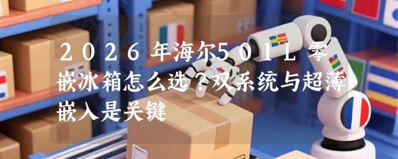 2026年海尔501L零嵌冰箱怎么选？双系统与超薄嵌入是关键