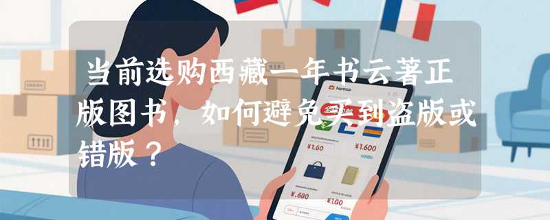 当前选购西藏一年书云著正版图书，如何避免买到盗版或错版？