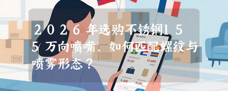 2026年选购不锈钢155万向喷嘴，如何匹配螺纹与喷雾形态？