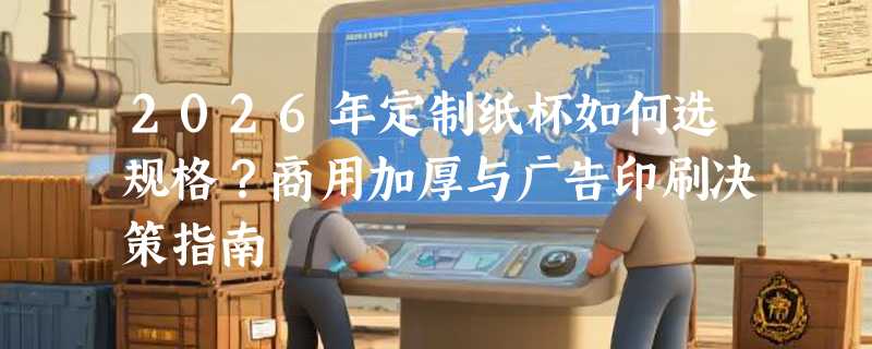 2026年定制纸杯如何选规格？商用加厚与广告印刷决策指南