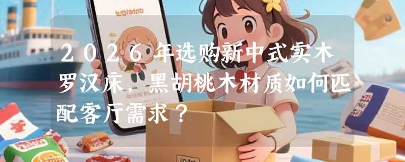 2026年选购新中式实木罗汉床，黑胡桃木材质如何匹配客厅需求？