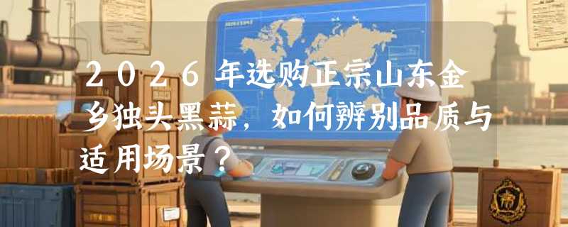 2026年选购正宗山东金乡独头黑蒜，如何辨别品质与适用场景？
